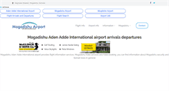 Desktop Screenshot of mogadishuairport.com